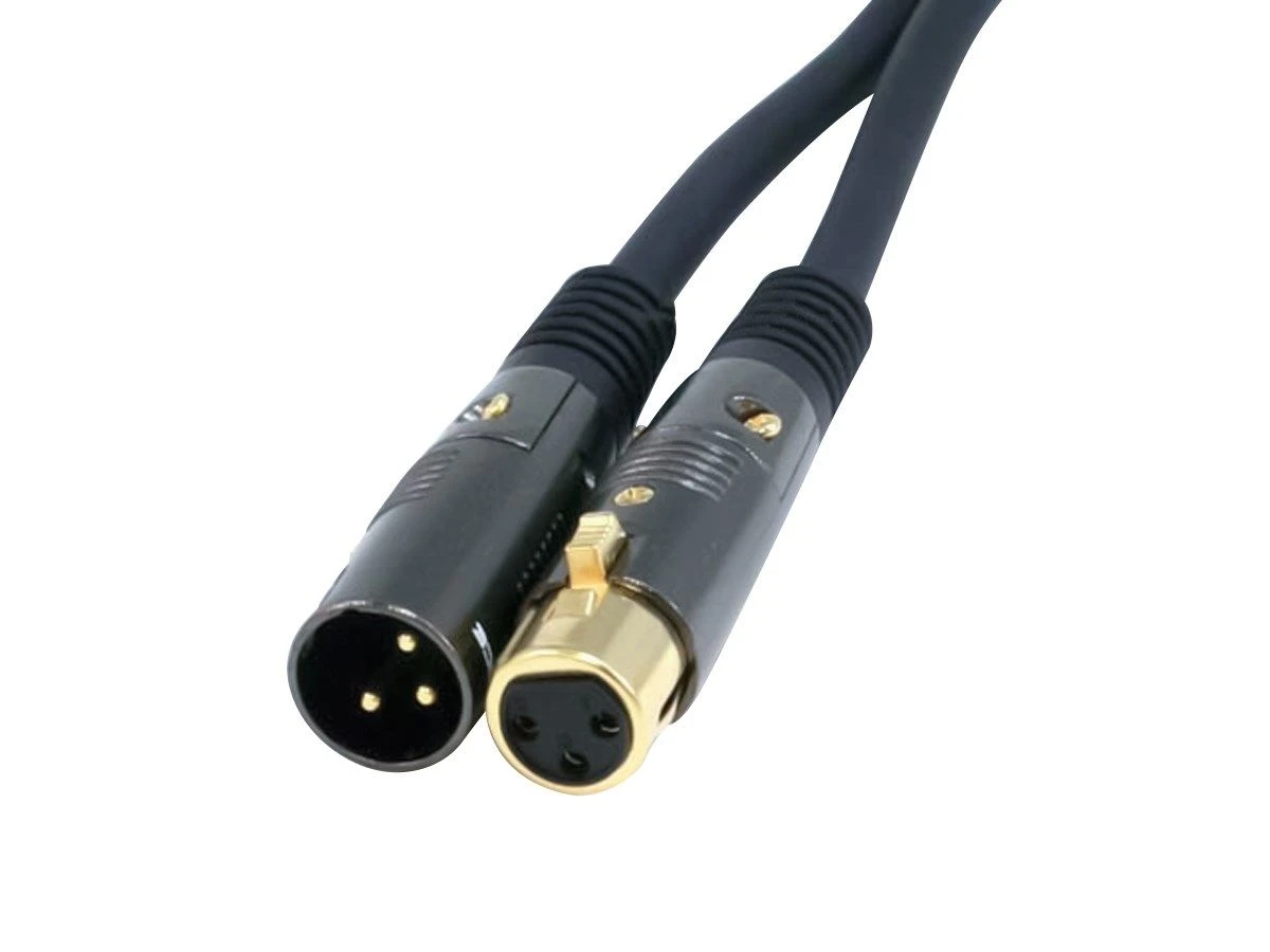 6ft XLR Male To XLR Female 16AWG Cable 1 6ft XLR Male To XLR Female 16AWG Cable
