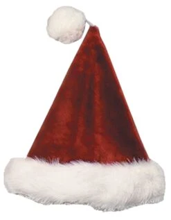 Burgundy Velvet Plush Santa Hat -Halloween Cosplay Store ae6075b 2 1
