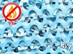Ultra-lite Bulk Camo Netting (FR) - SKY